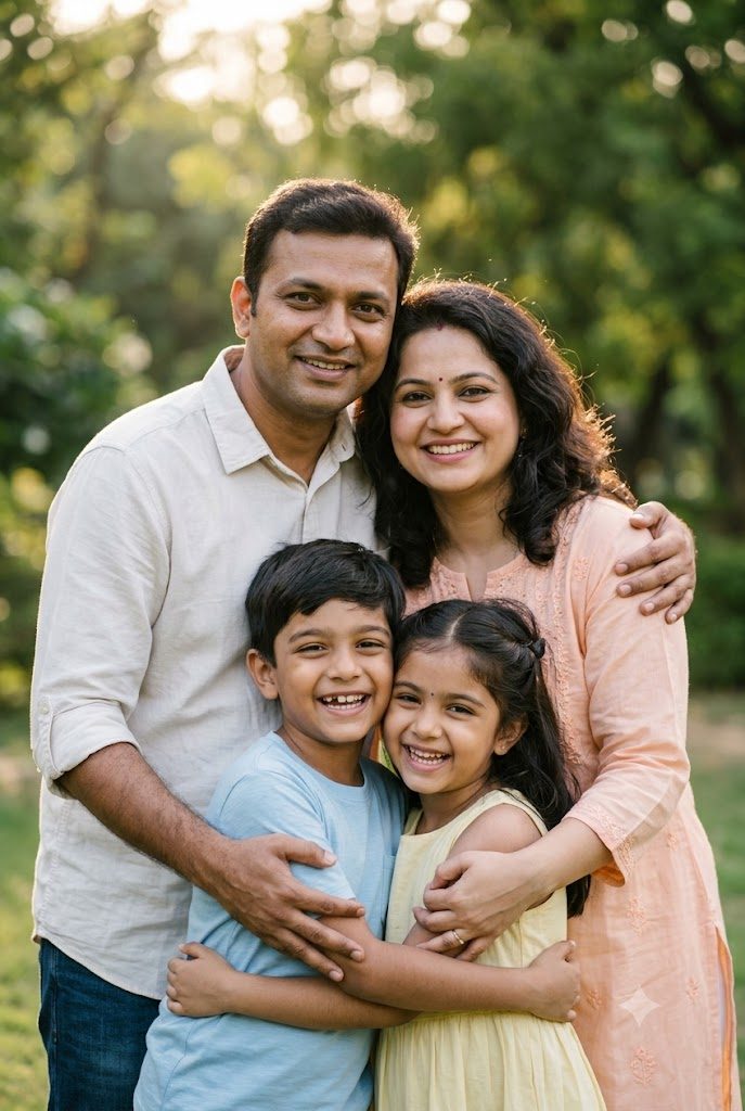 Sample family photo